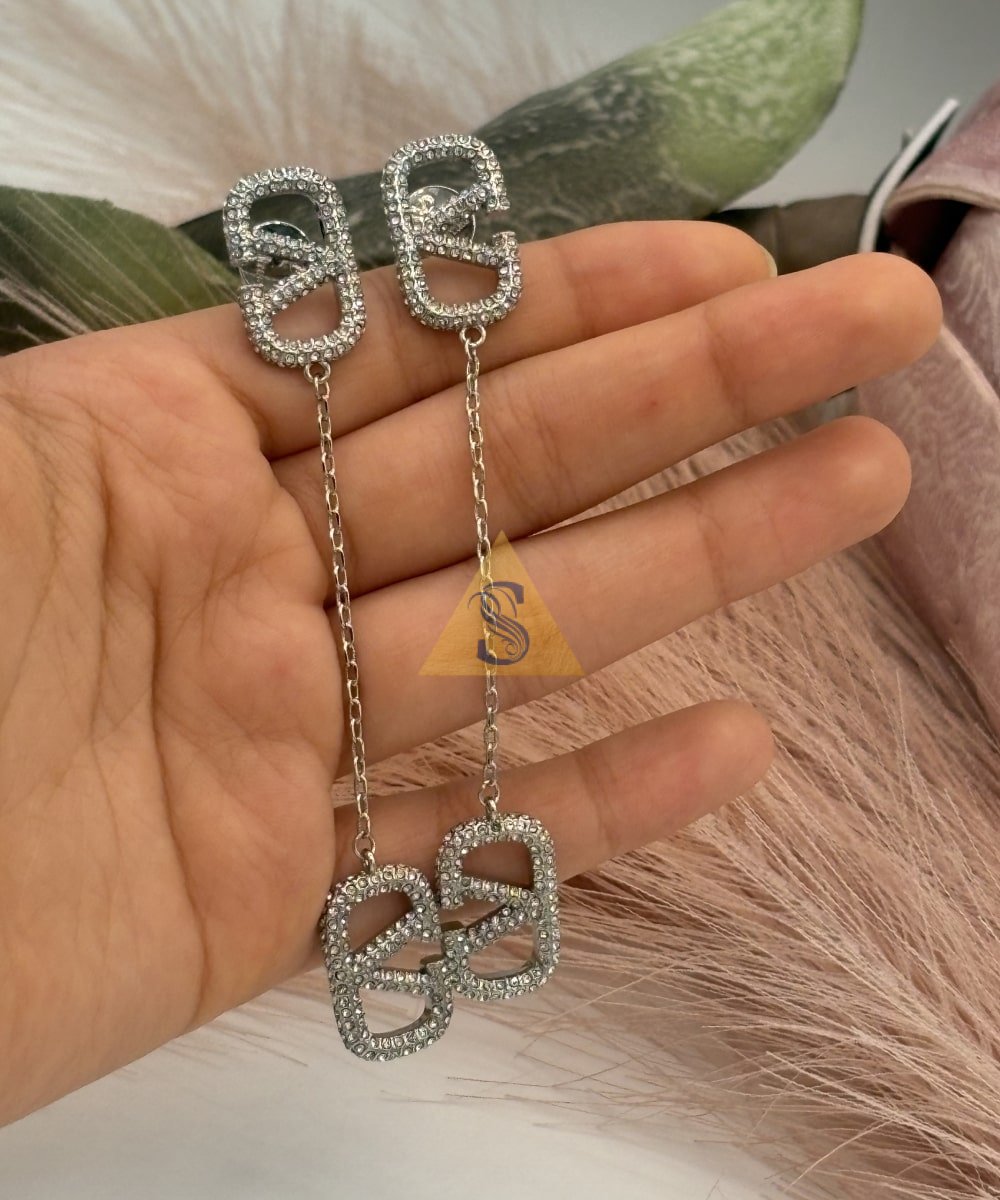 Designer V Earrings - Image 2