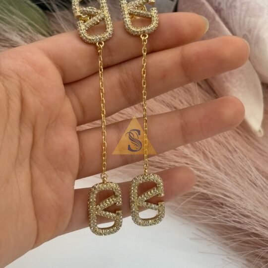 Designer V Earrings