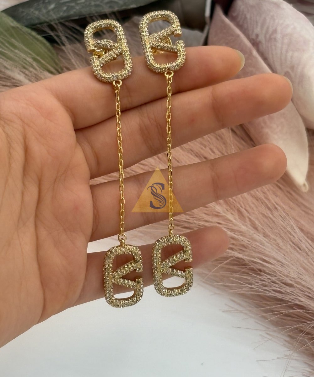 Designer V Earrings