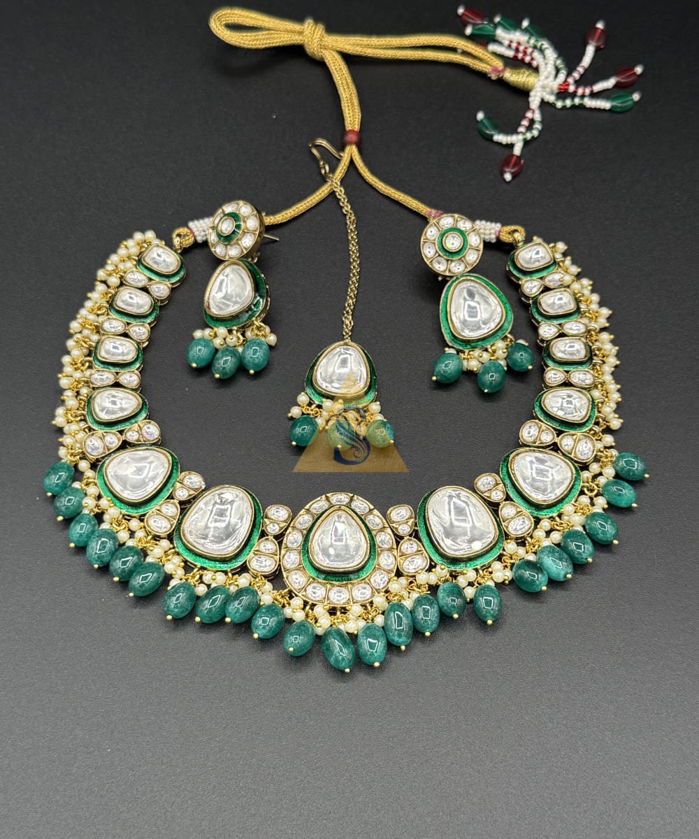Kundan Necklace Set - Image 3