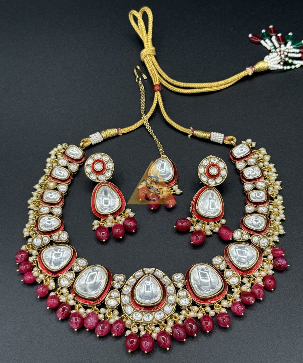 Kundan Necklace Set - Image 2