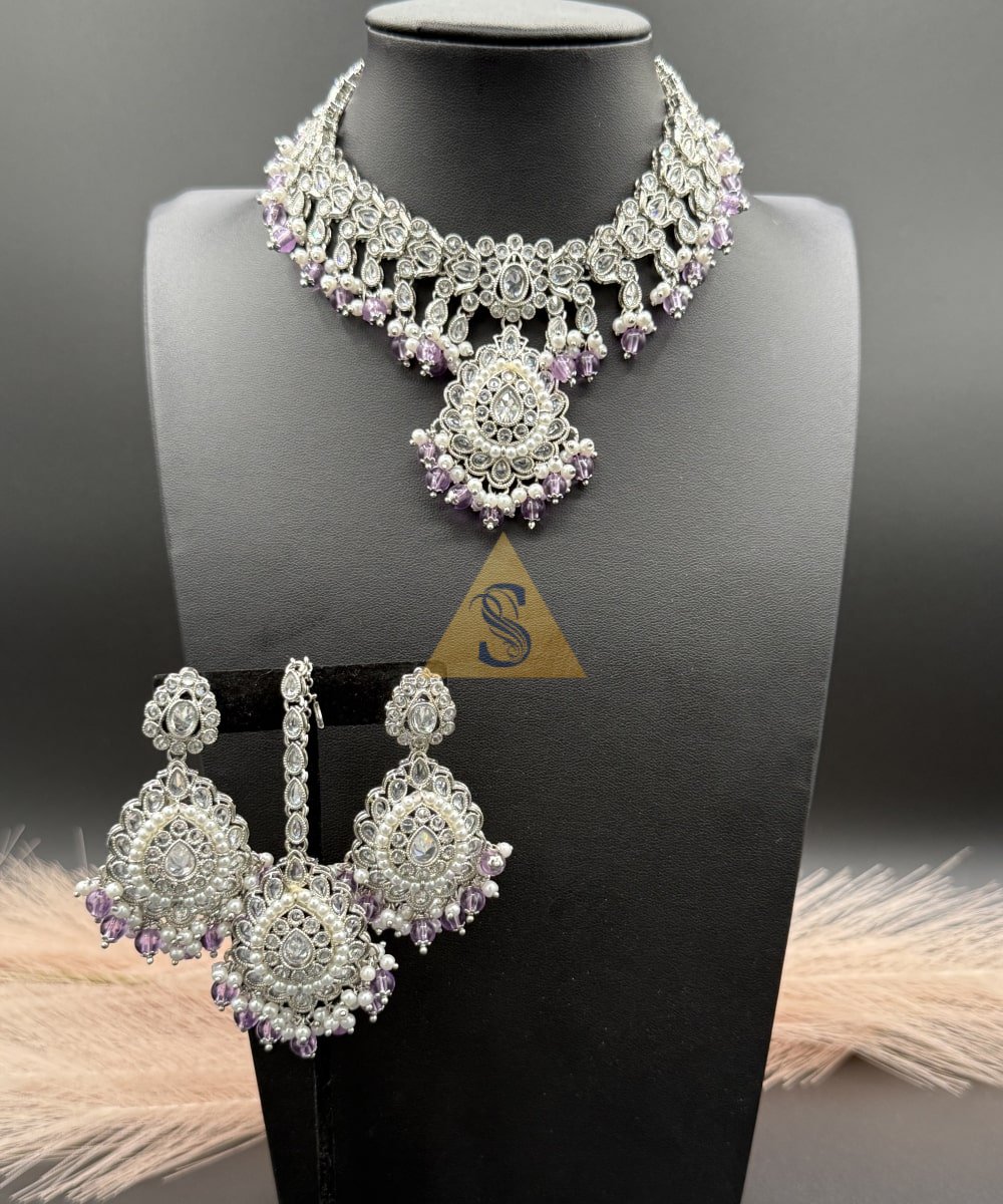 Polki Pearl Necklace