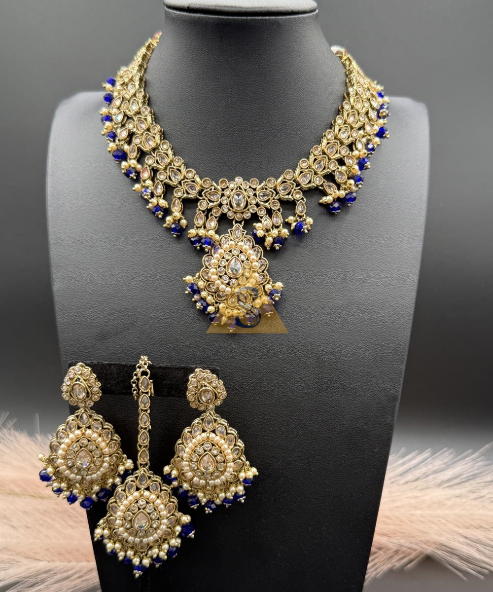 Polki Pearl Necklace - Image 11