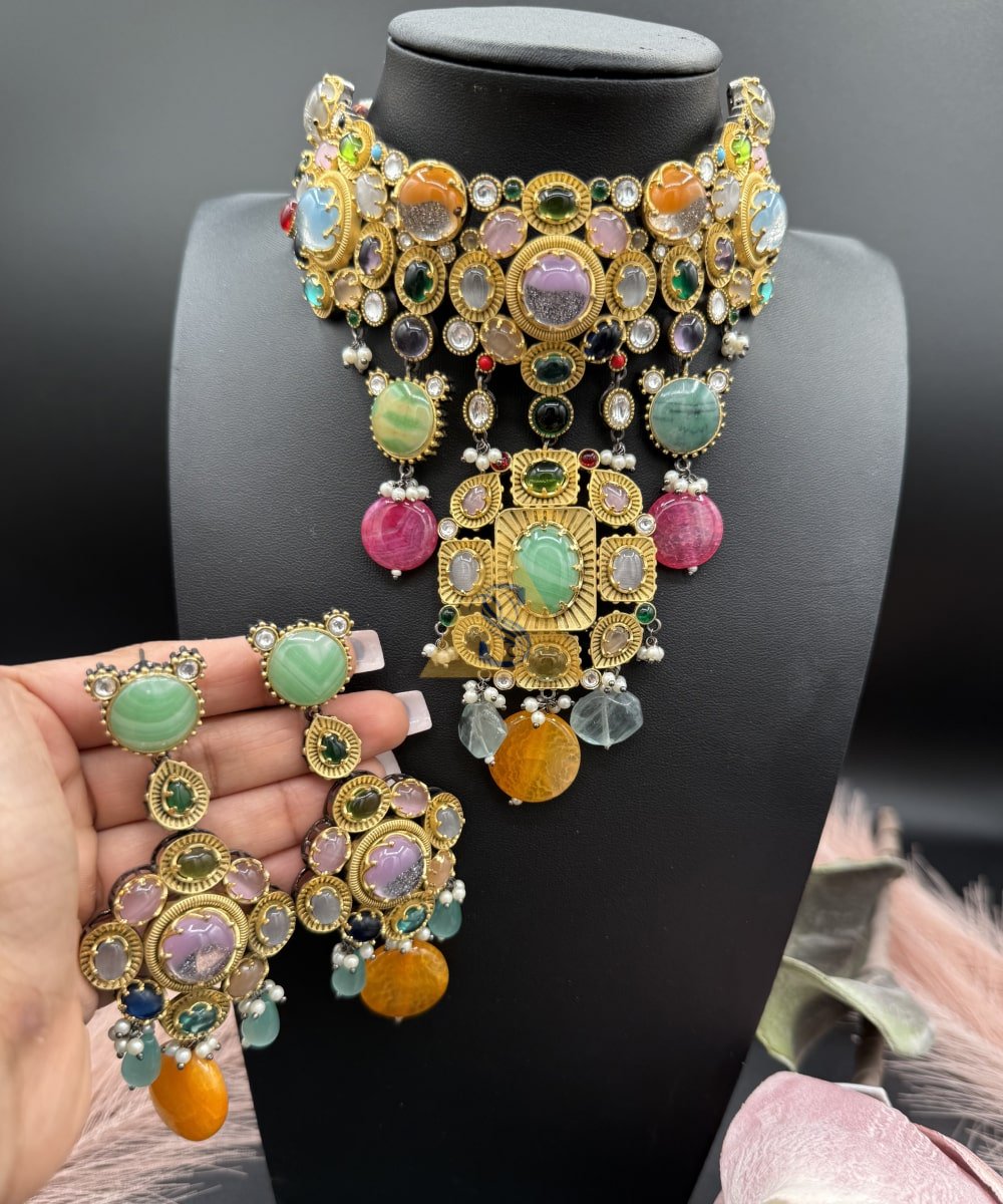 Sabyasachi Choker with Earings